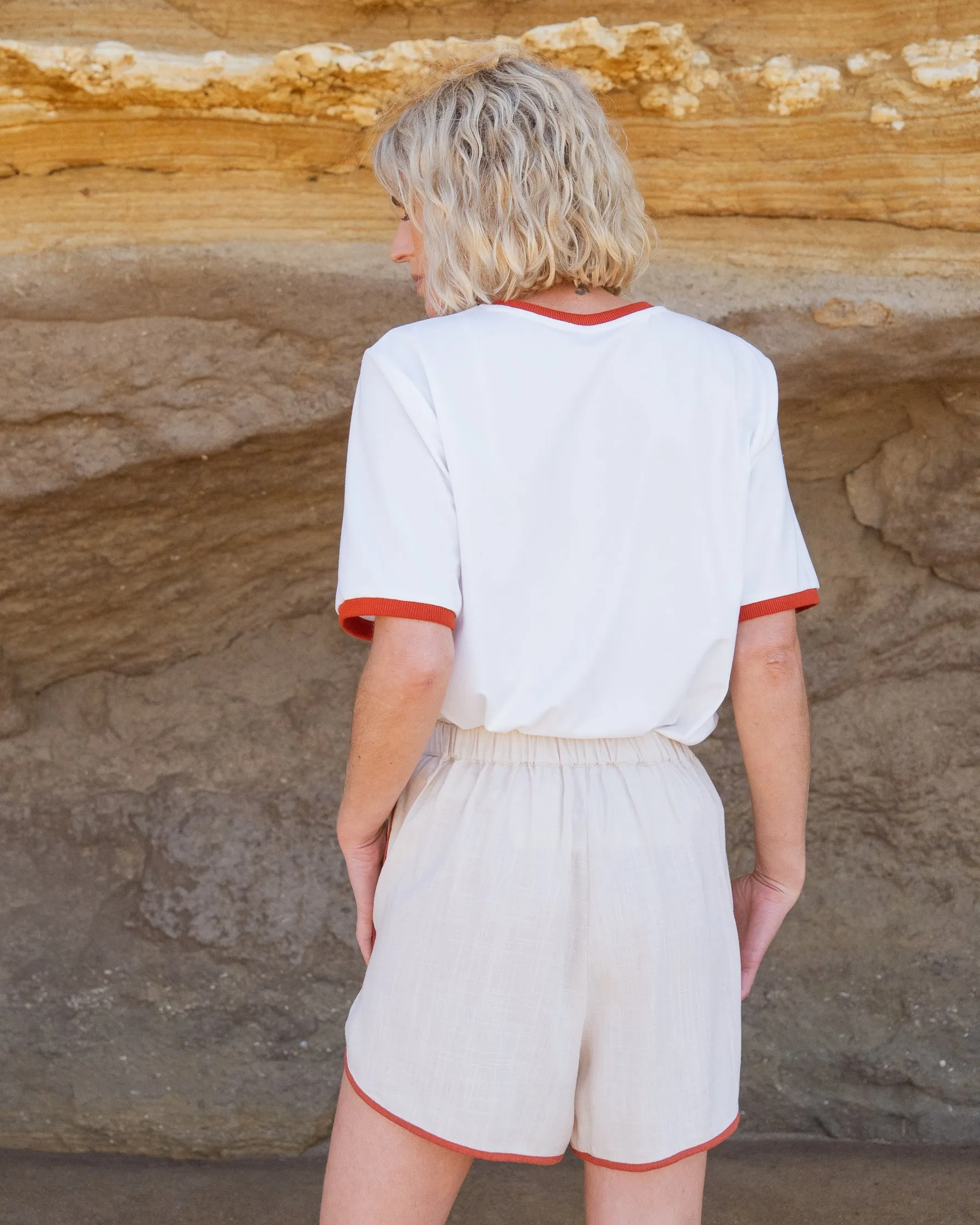 Tracks Shorts - Clay Contrast