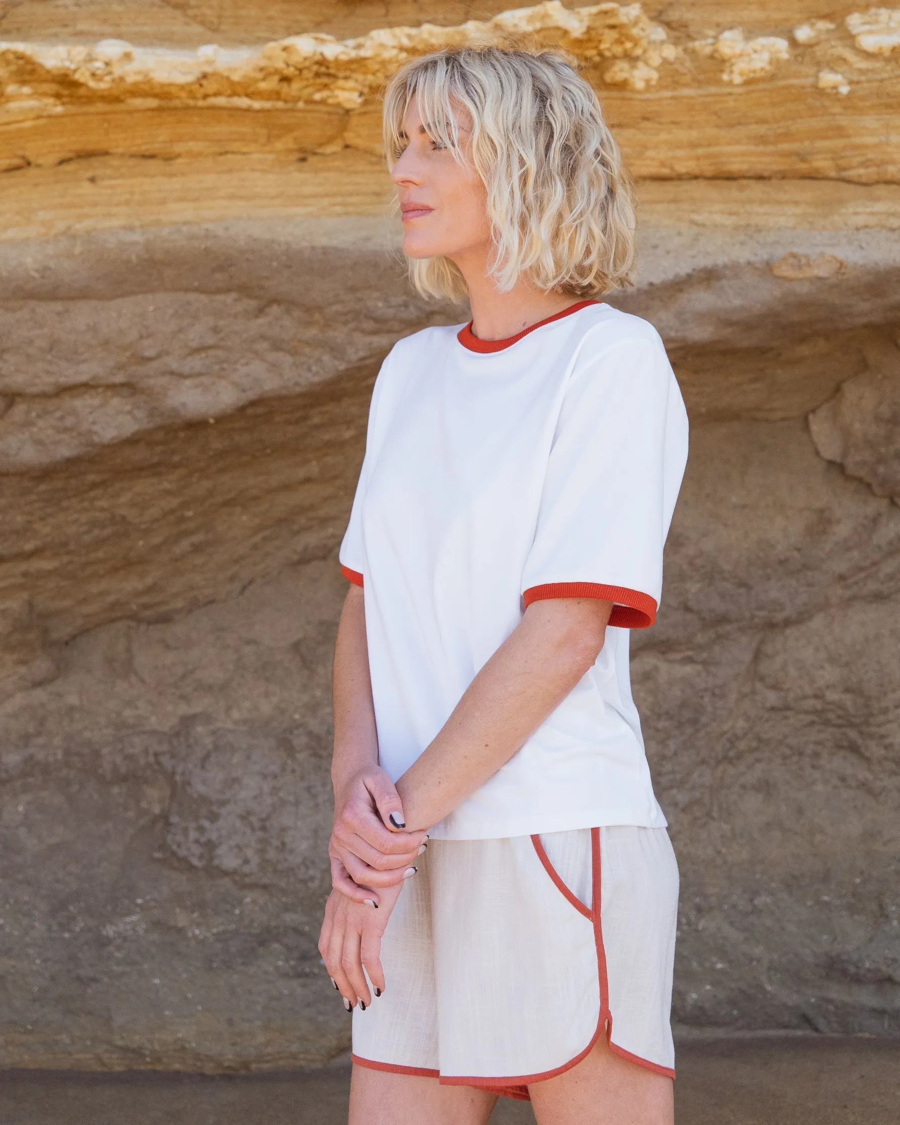 Tracks Shorts - Clay Contrast
