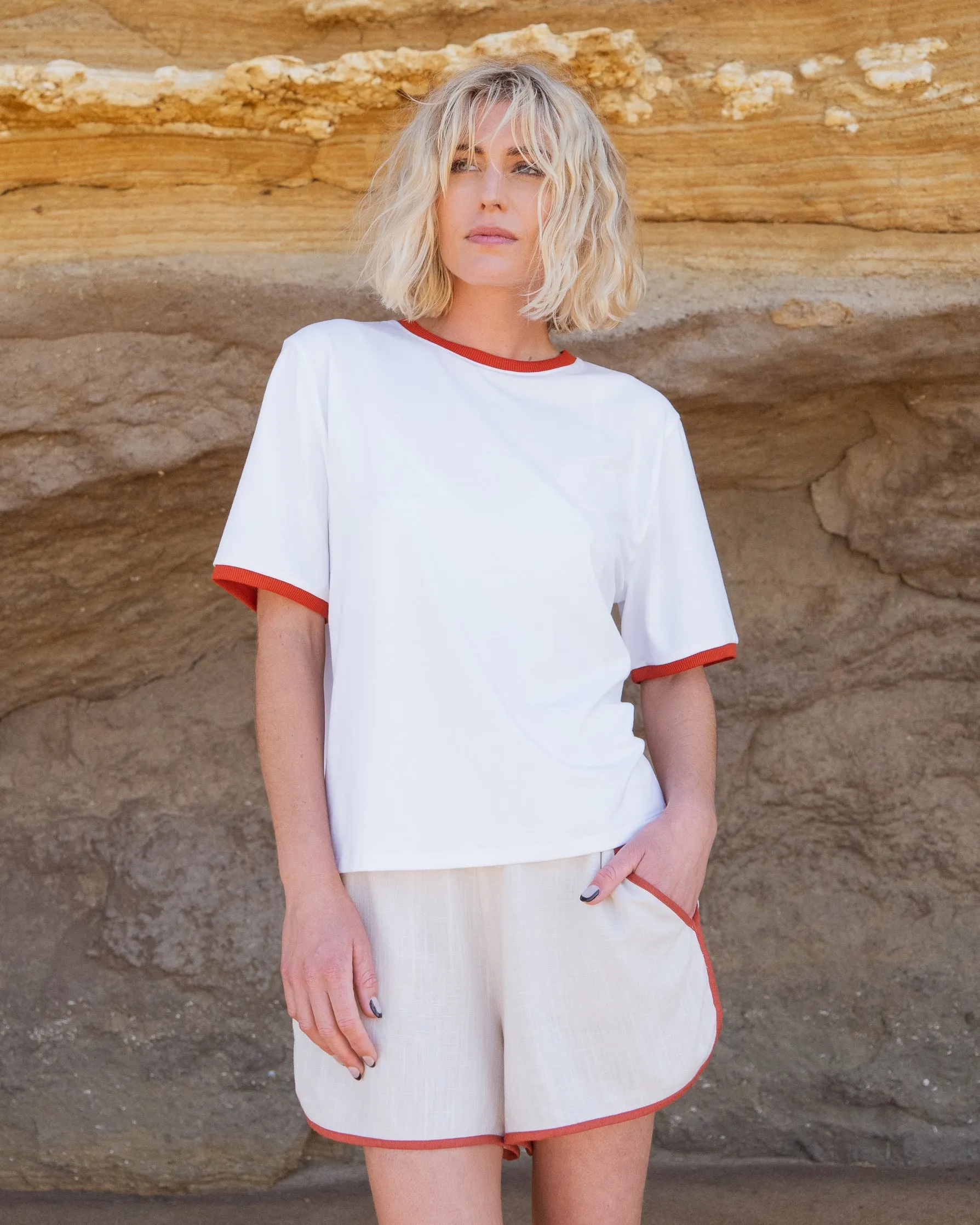 Tracks Shorts - Clay Contrast