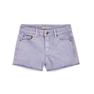 Tractr Girls Brittany Fray Hem Shorts (7-14) - Wisteria