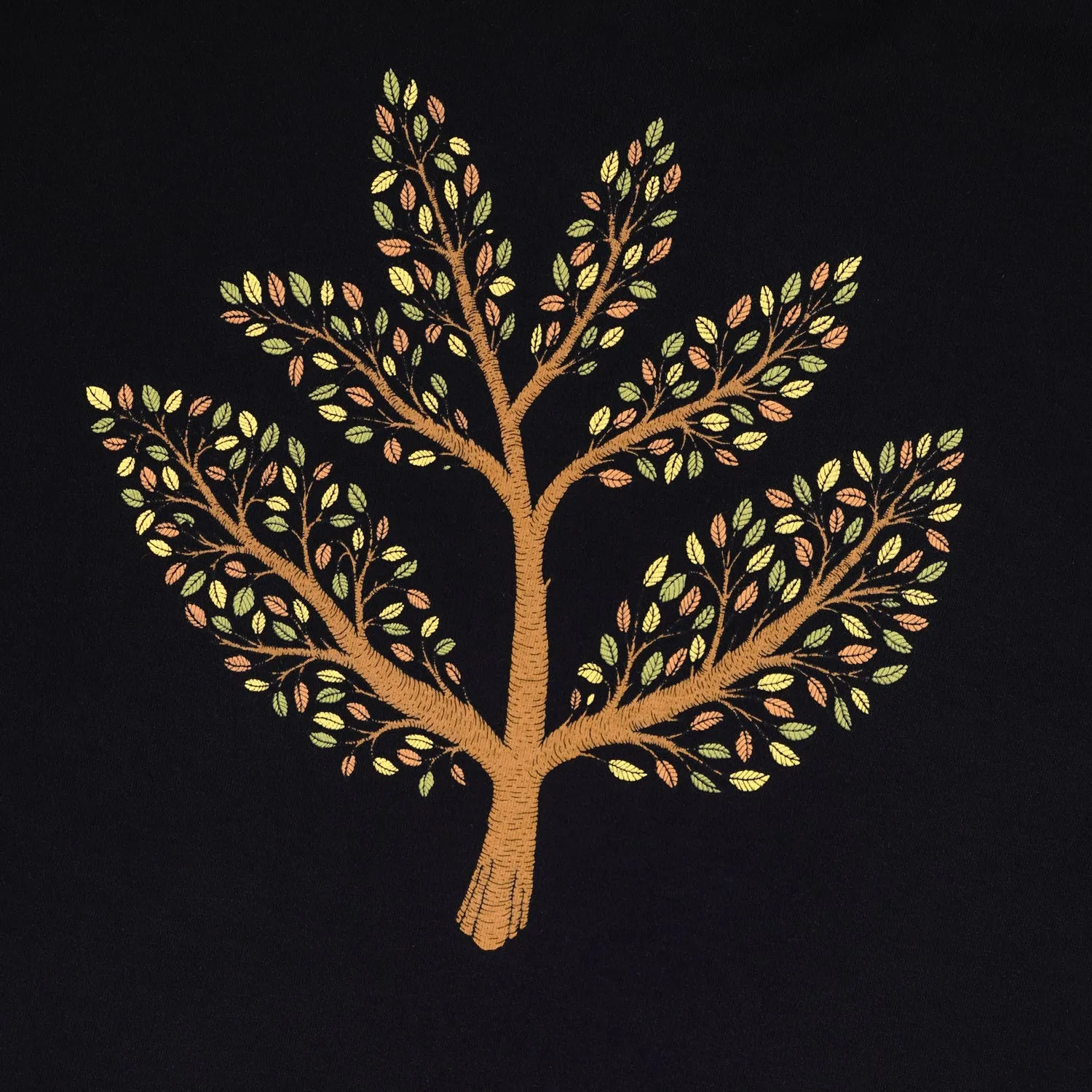 TREE PLANT HOODIE BLACK