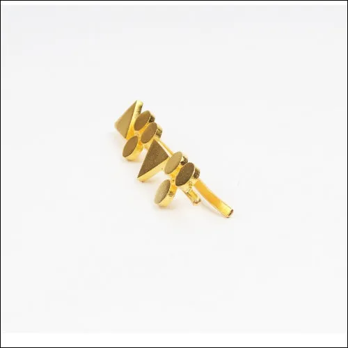 Triangle Circle Bobby Pin