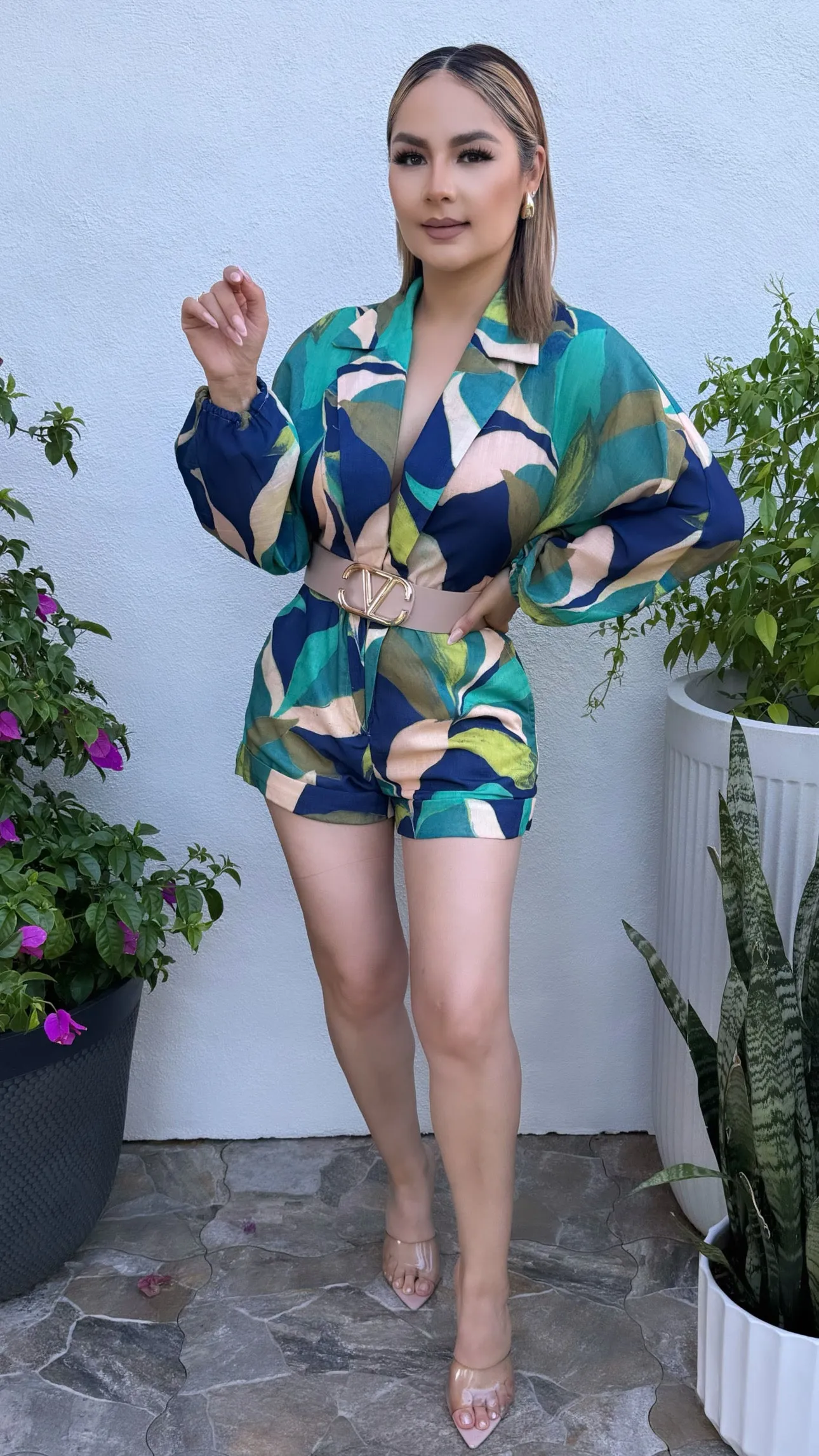 TRUE NAVY ROMPER