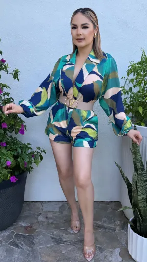 TRUE NAVY ROMPER