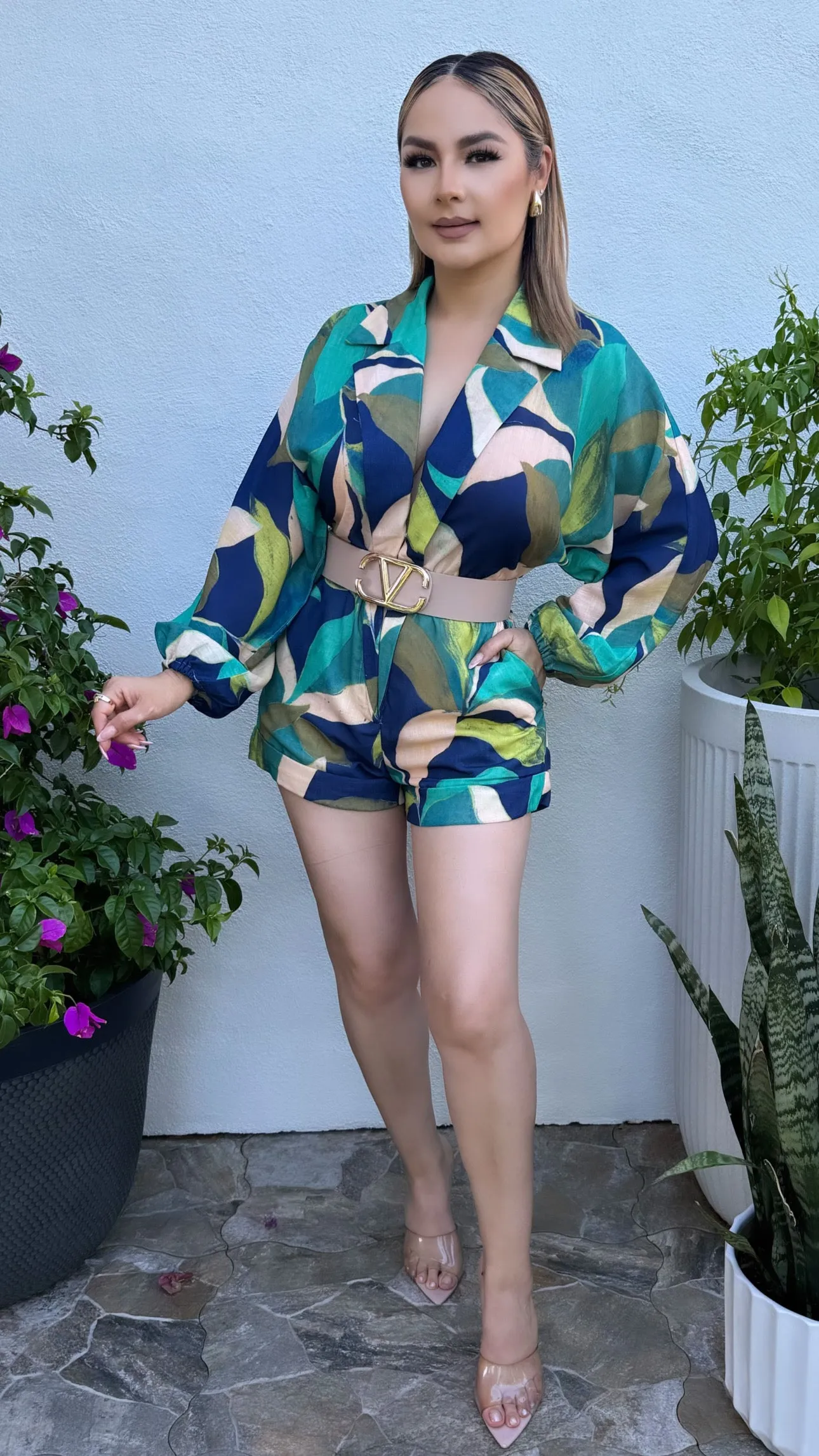 TRUE NAVY ROMPER