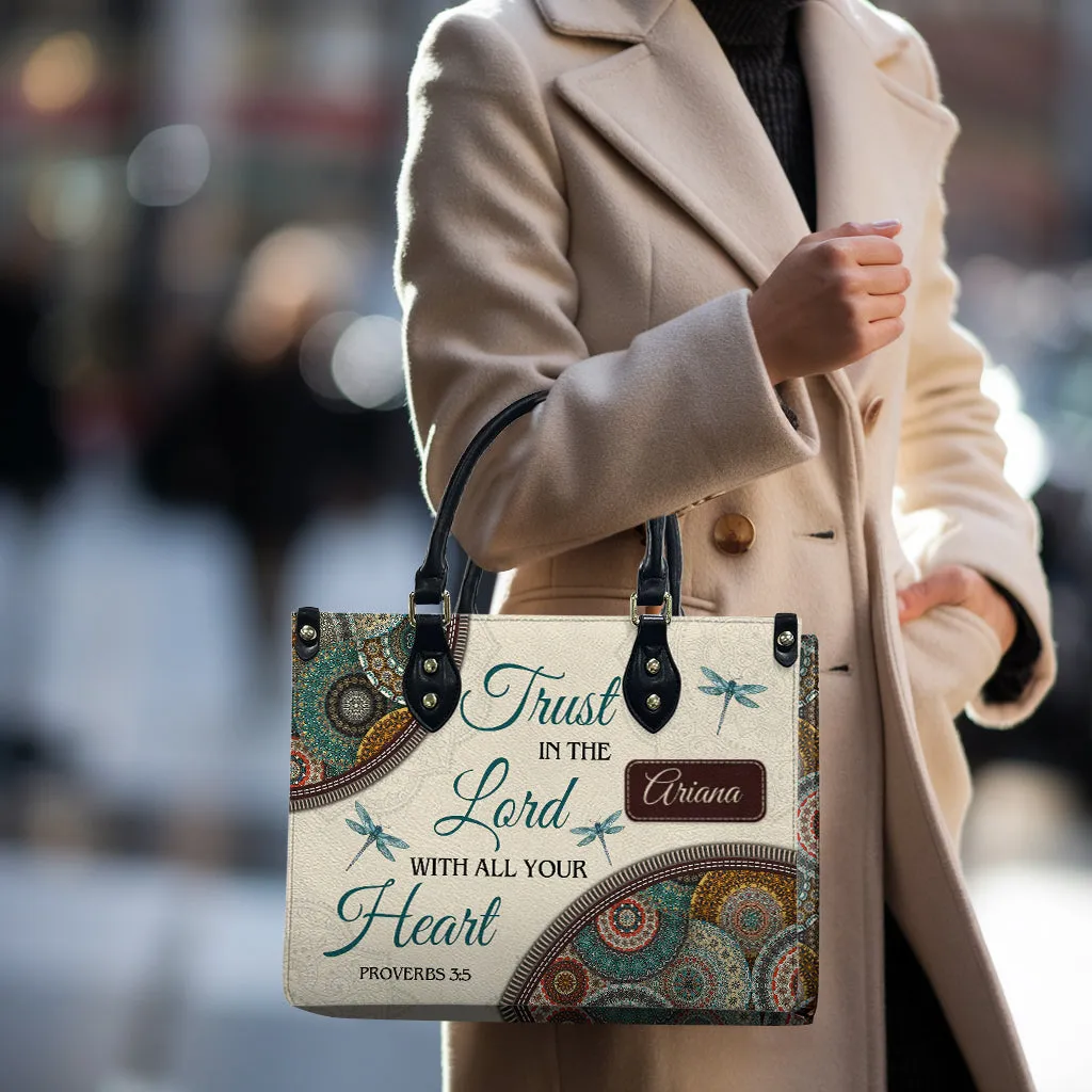 Trust In The Lord Leather Bag