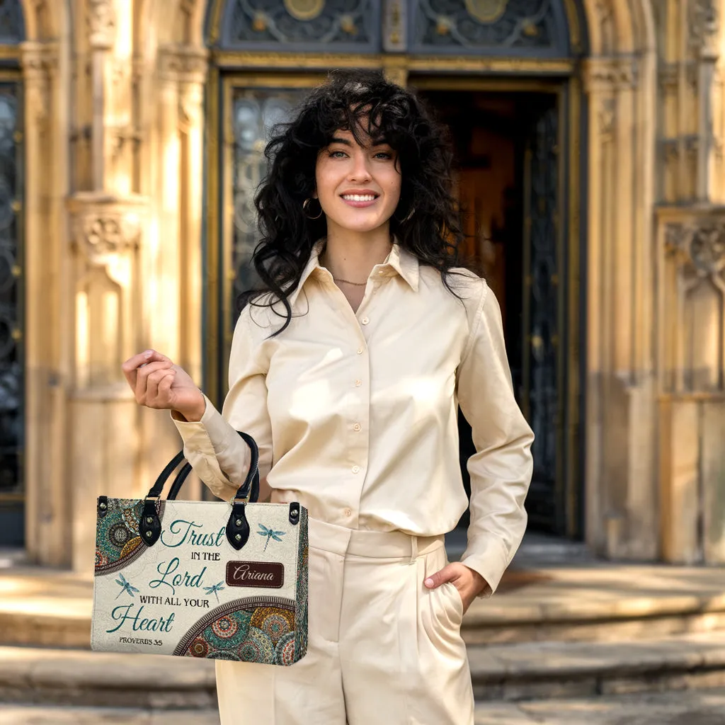 Trust In The Lord Leather Bag
