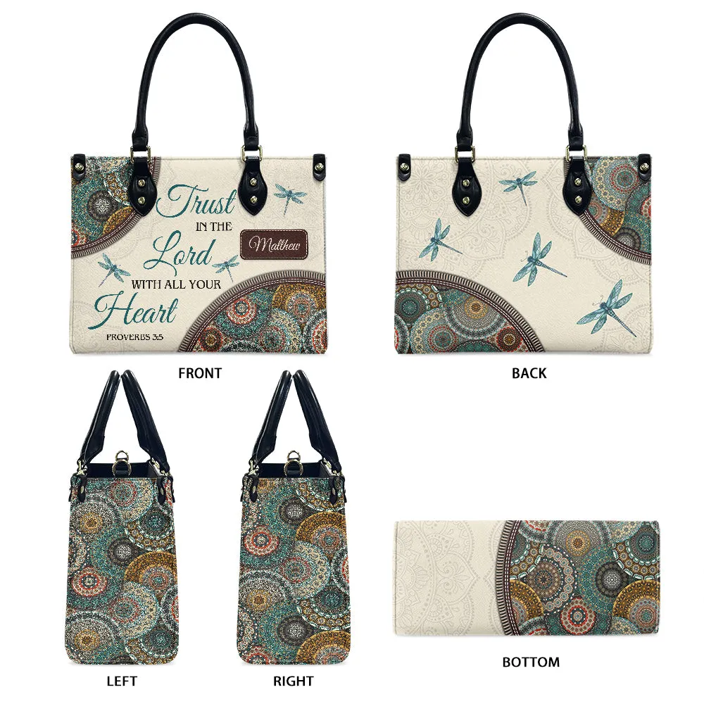 Trust In The Lord Leather Bag