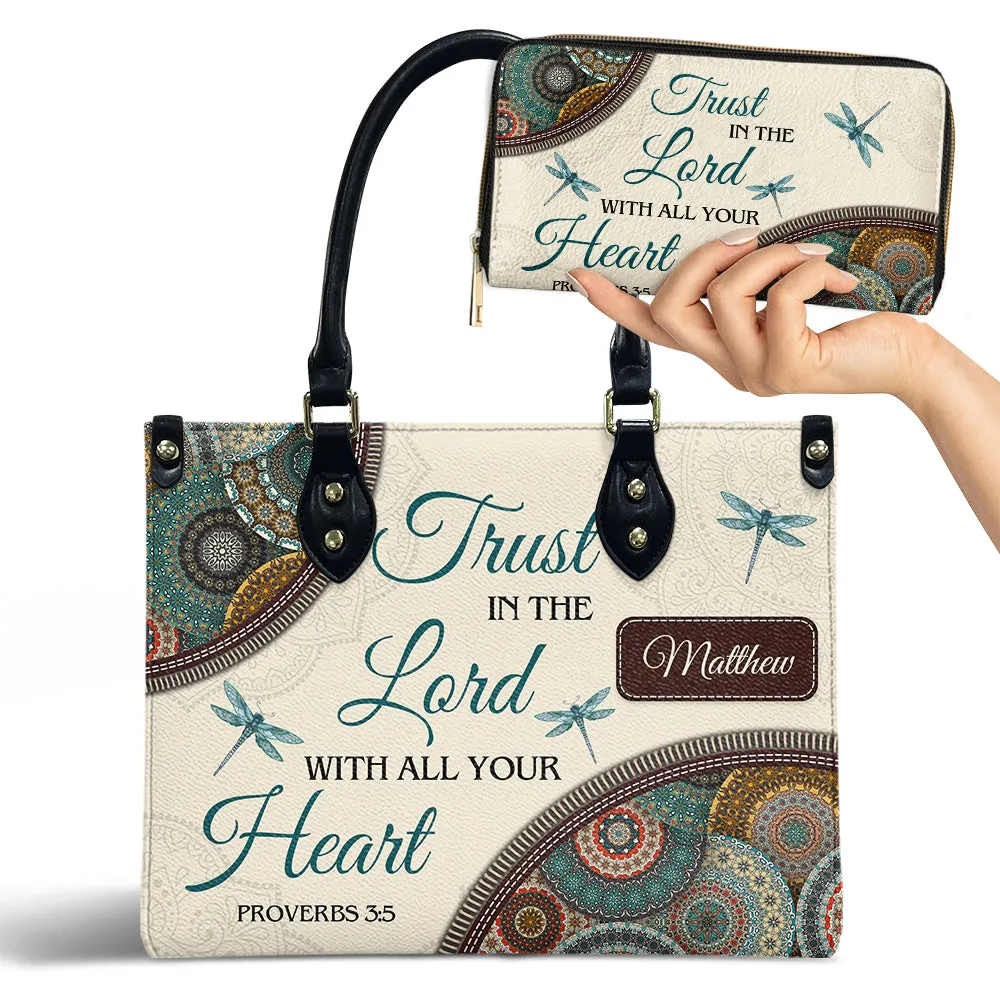 Trust In The Lord Leather Bag