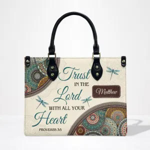 Trust In The Lord Leather Bag