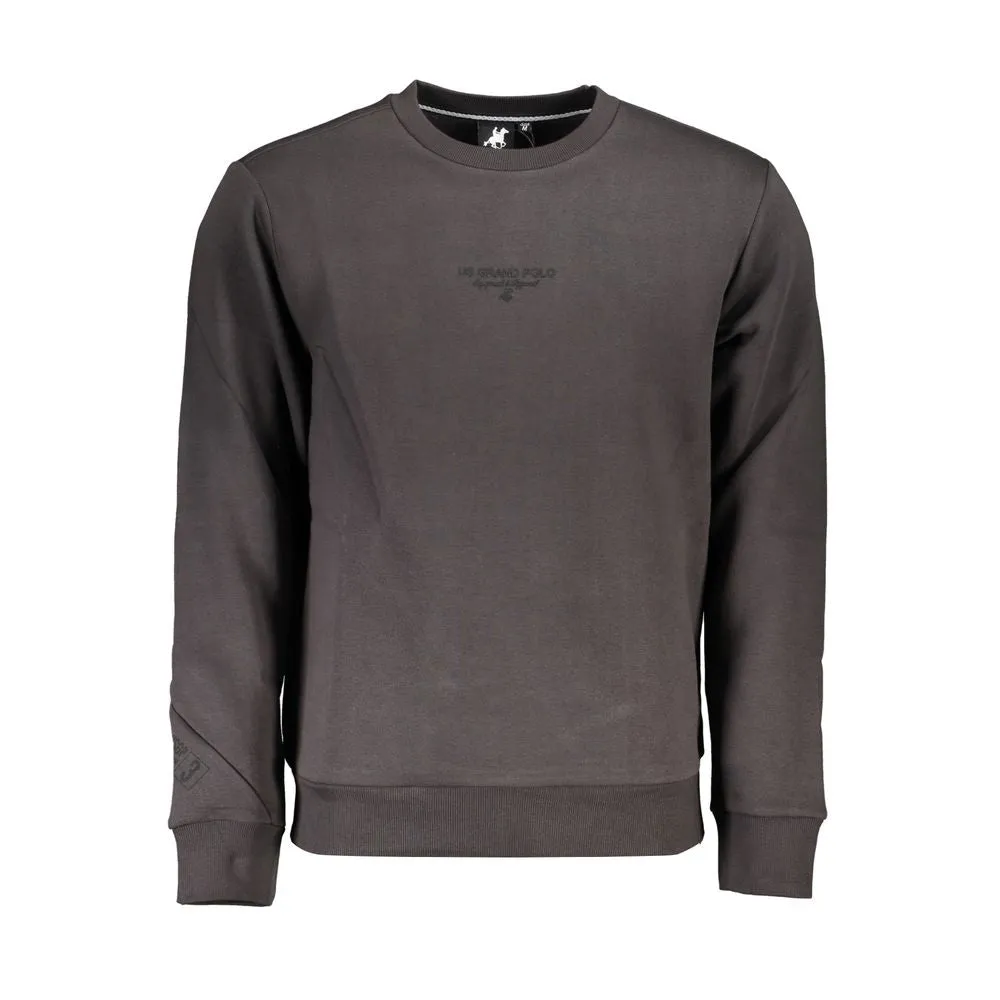 U.S. Grand Polo Gray Cotton Men Sweater