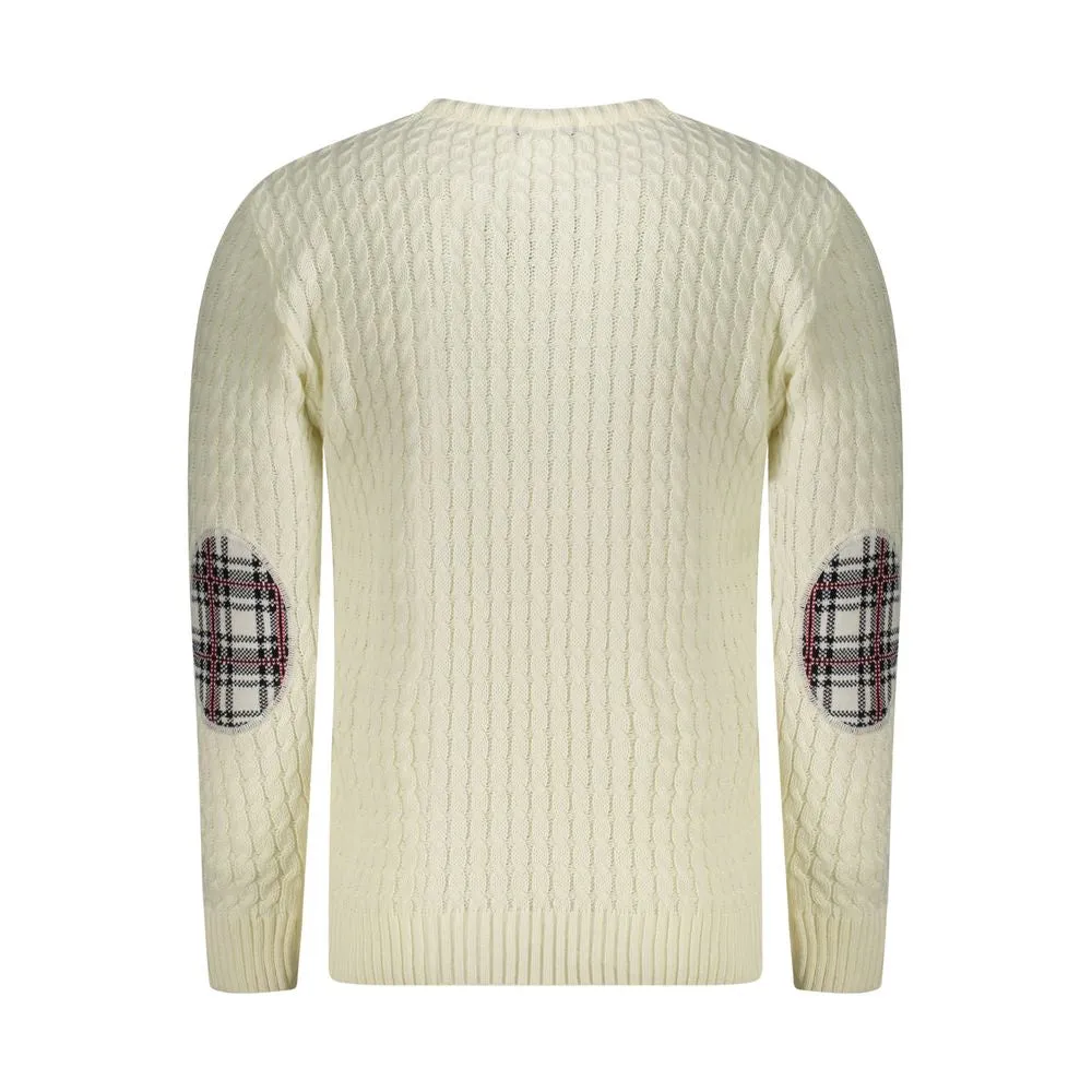 U.S. Grand Polo White Acrylic Men Sweater