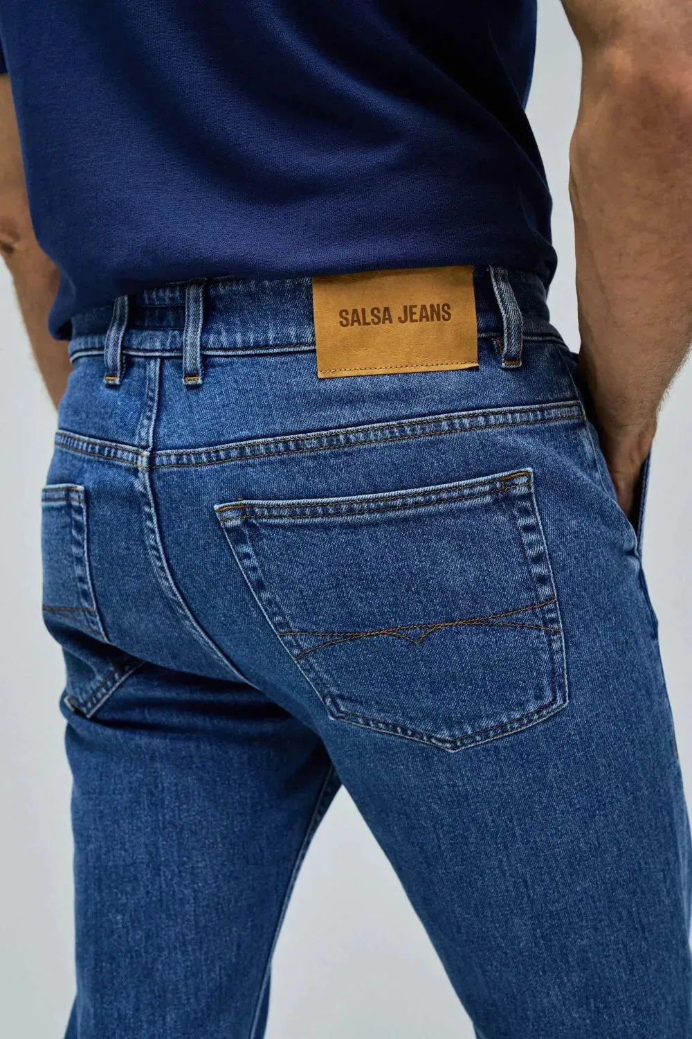 Vaqueros Salsa Slim Fit Lavado Medio