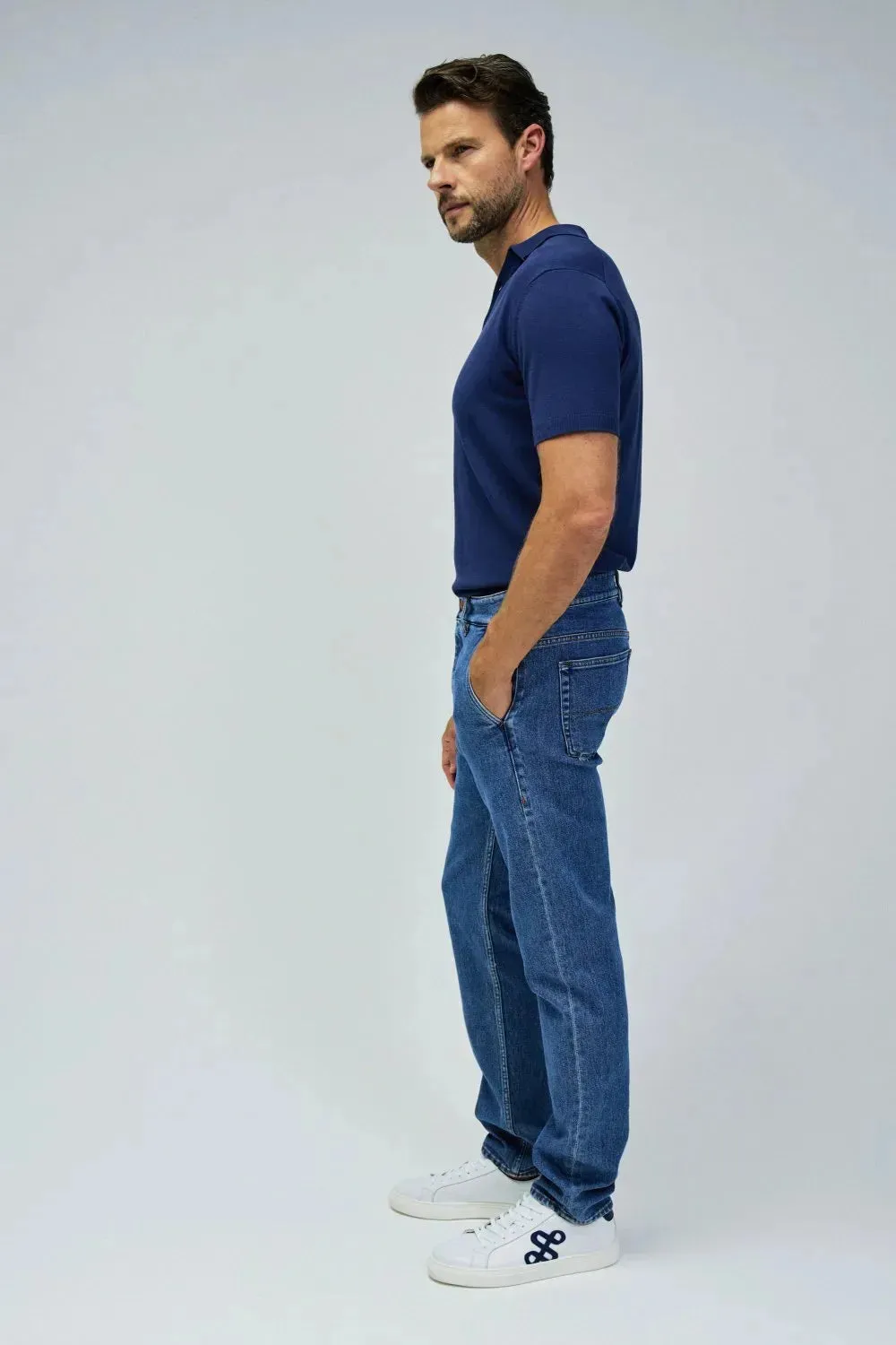 Vaqueros Salsa Slim Fit Lavado Medio