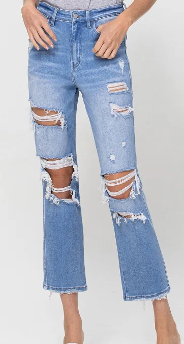 Vervet High Rise Crop Jean