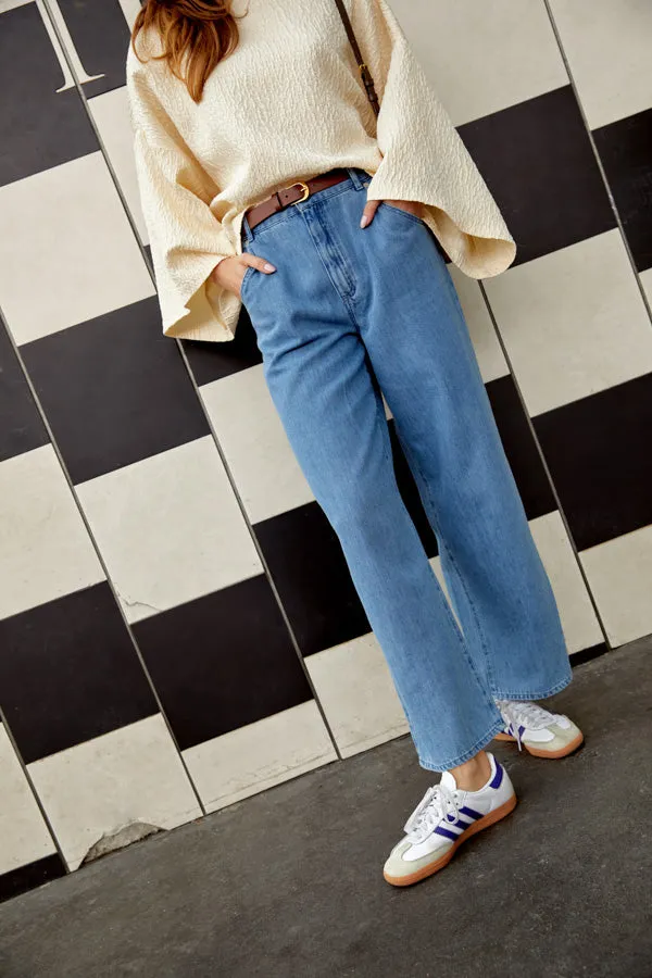 Victoire Flowy Denim Blue