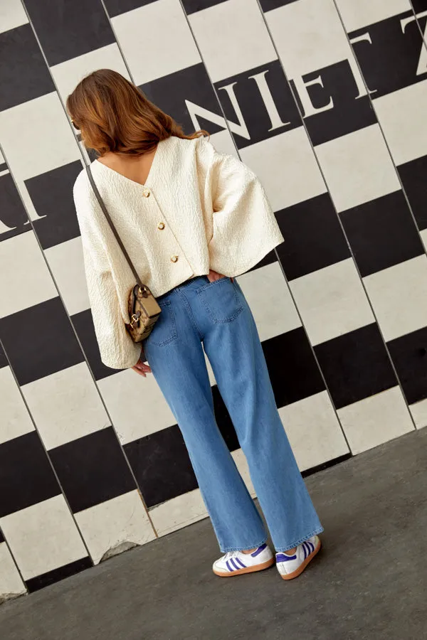 Victoire Flowy Denim Blue