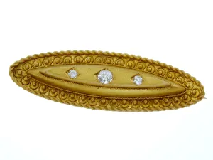 Victorian Diamond Bar Pin