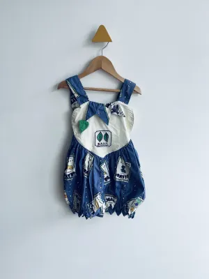 Vintage Garden Herbs & Veg Romper // 24M