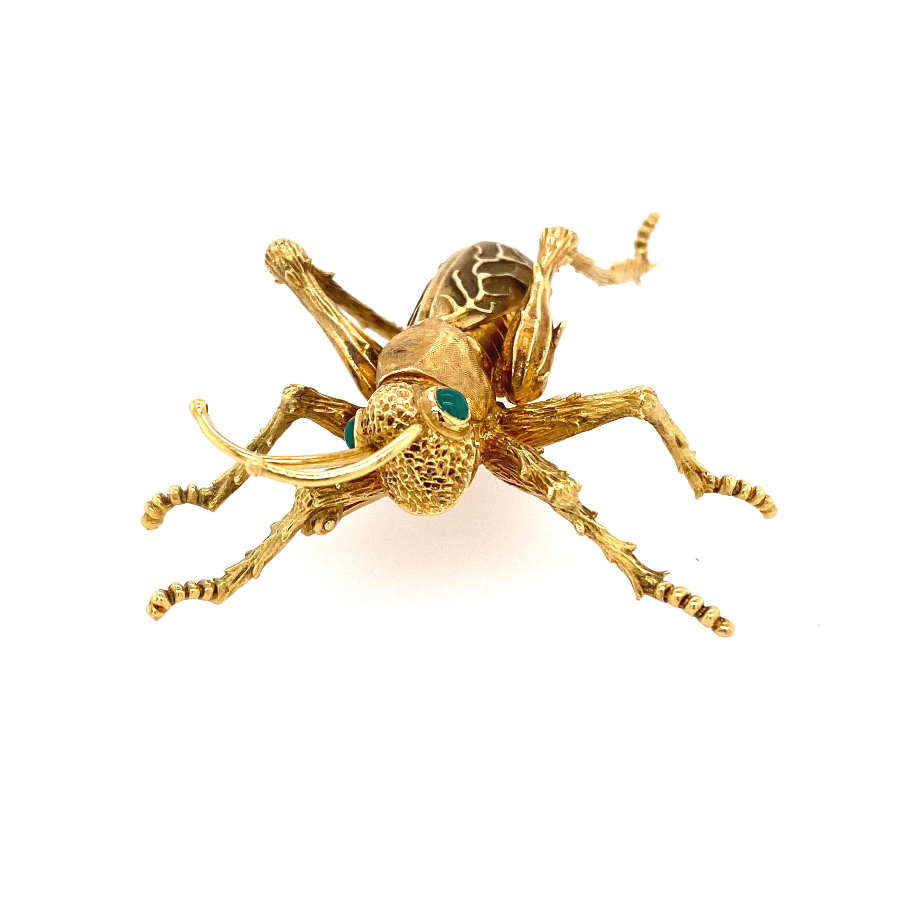 Vintage Grasshopper Brooch