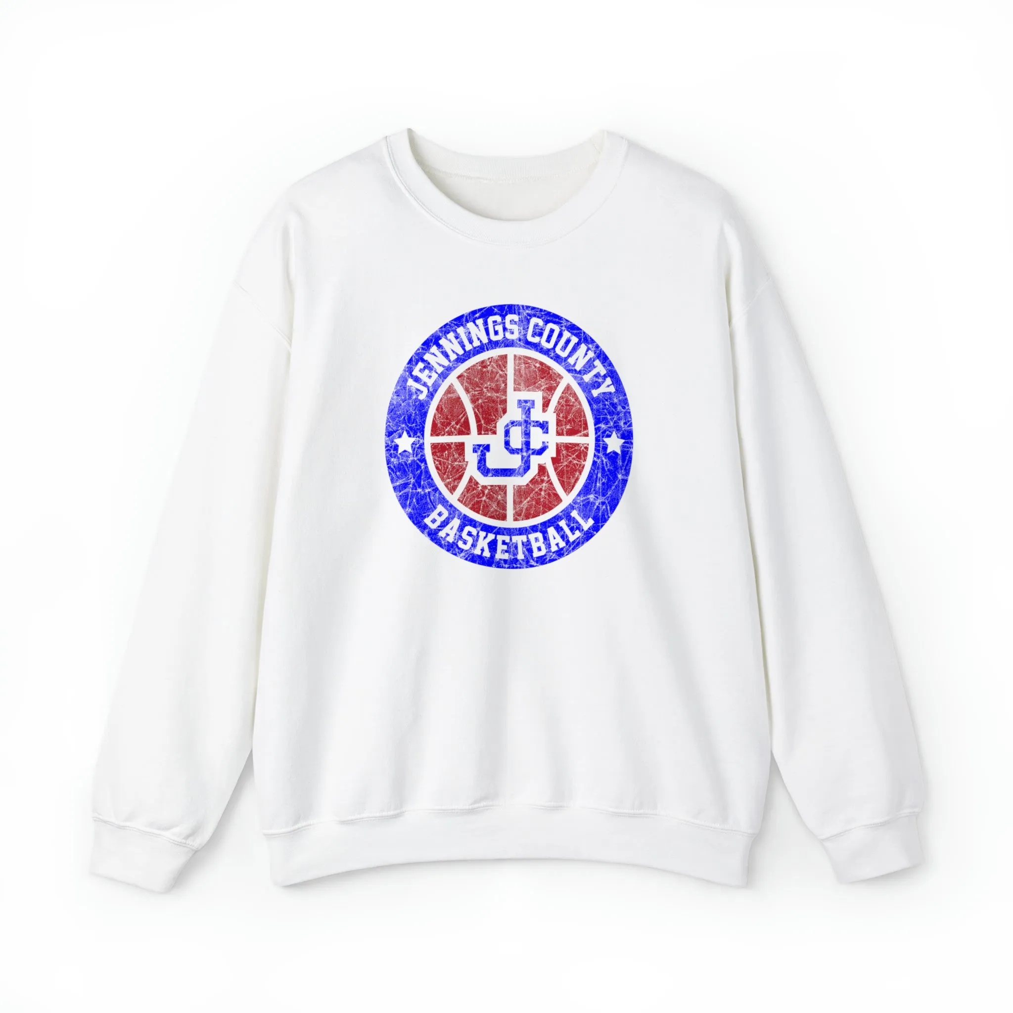 Vintage Jennings Co Basketball Unisex Heavy Blend™ Crewneck Sweatshirt