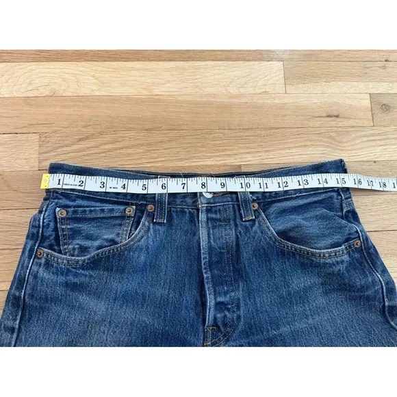 Vintage Levi's Original 501 Straight Leg Button Fly Jeans