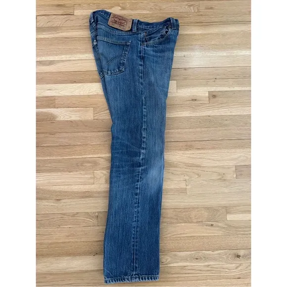 Vintage Levi's Original 501 Straight Leg Button Fly Jeans