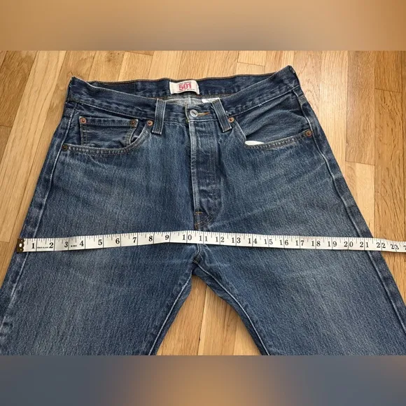 Vintage Levi's Original 501 Straight Leg Button Fly Jeans