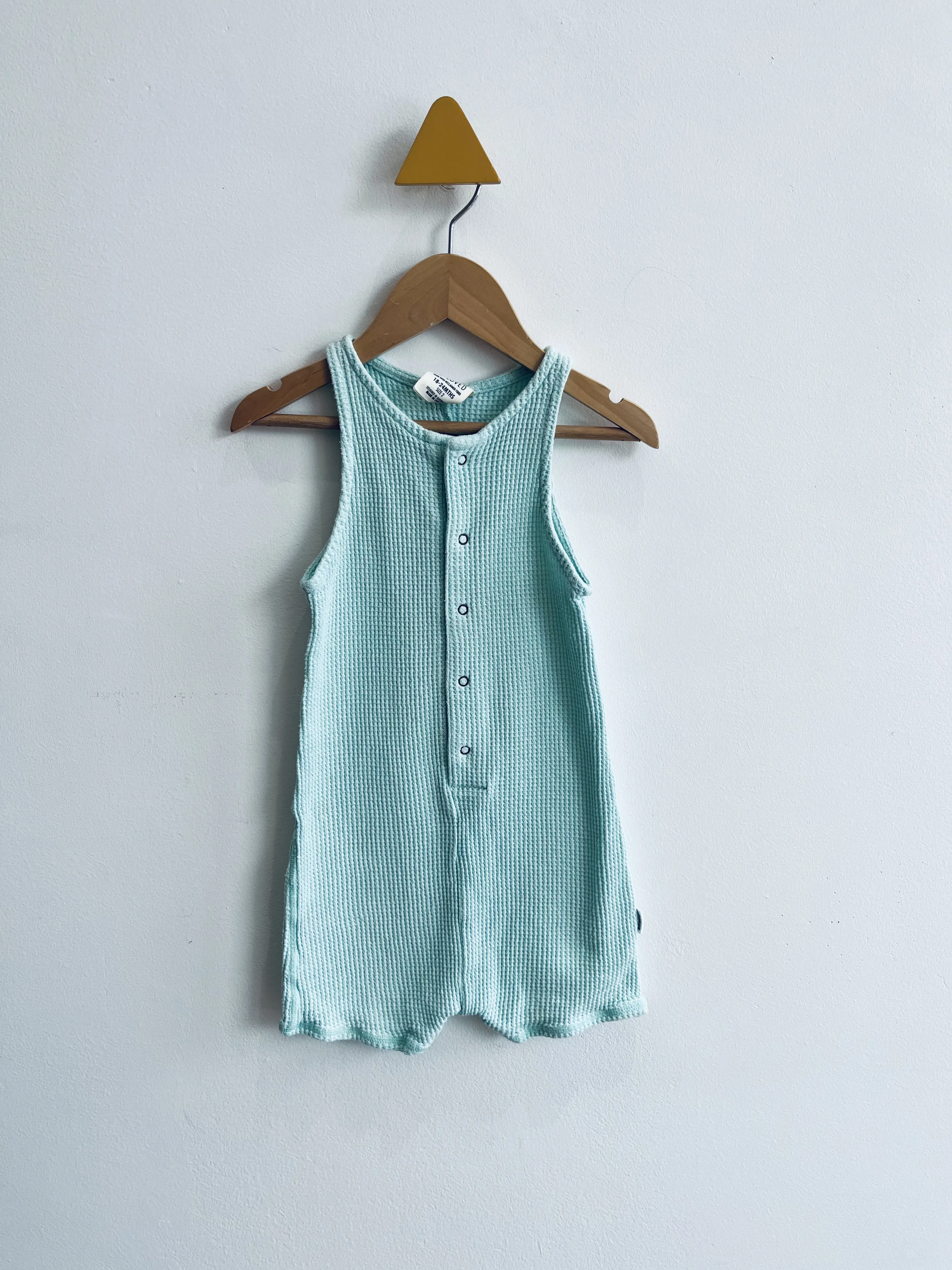Waffle Romper // 18-24M