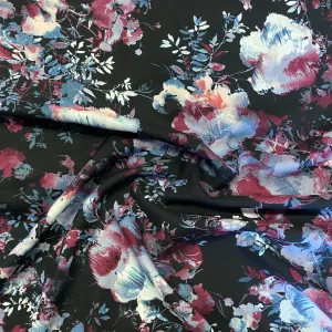 Watercolour Floral Viscose