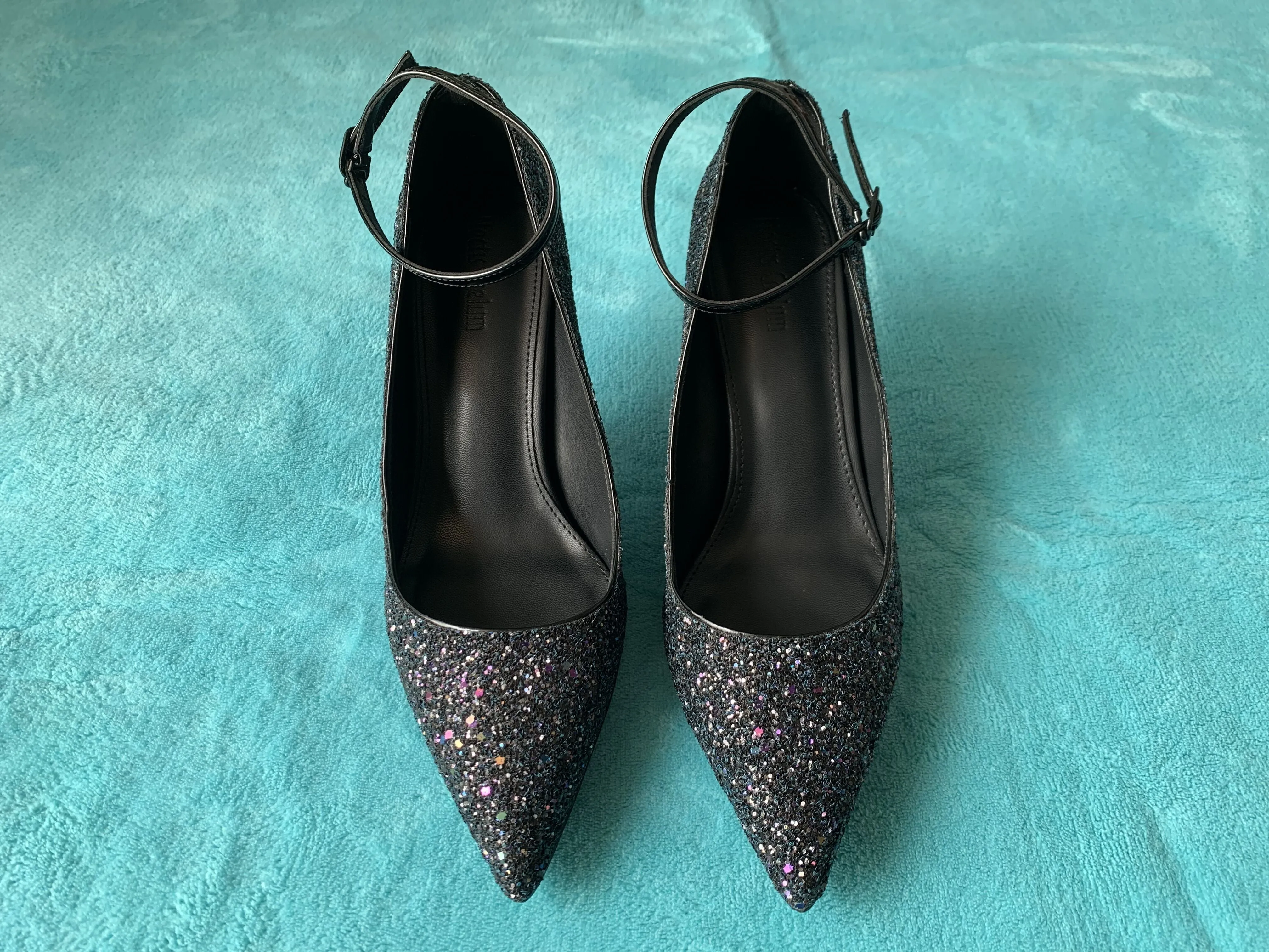 Wedge Heel Letter Pointed Sexy Catwalk Wedding Shoes