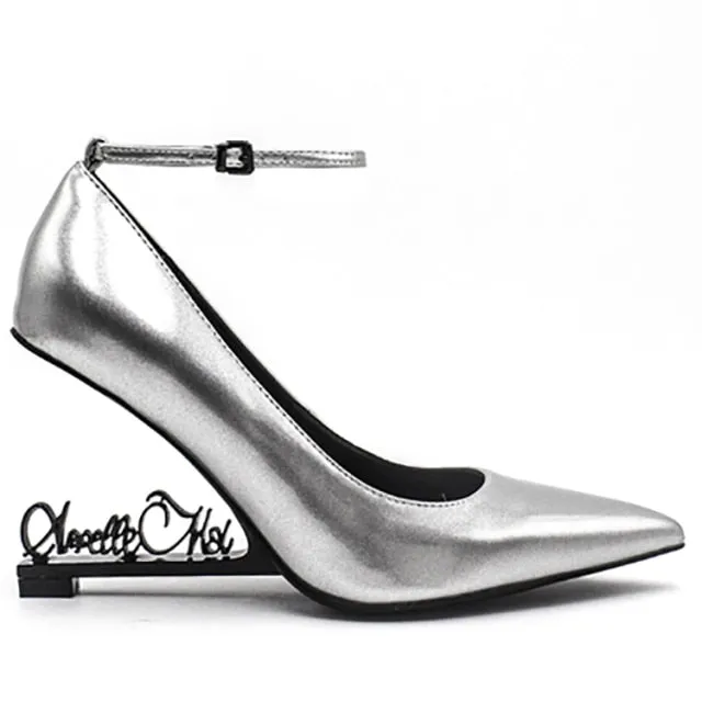 Wedge Heel Letter Pointed Sexy Catwalk Wedding Shoes