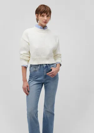White Crewneck Sweater