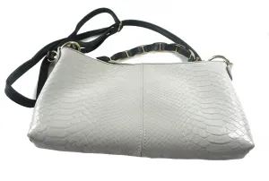 White Leather Satchel