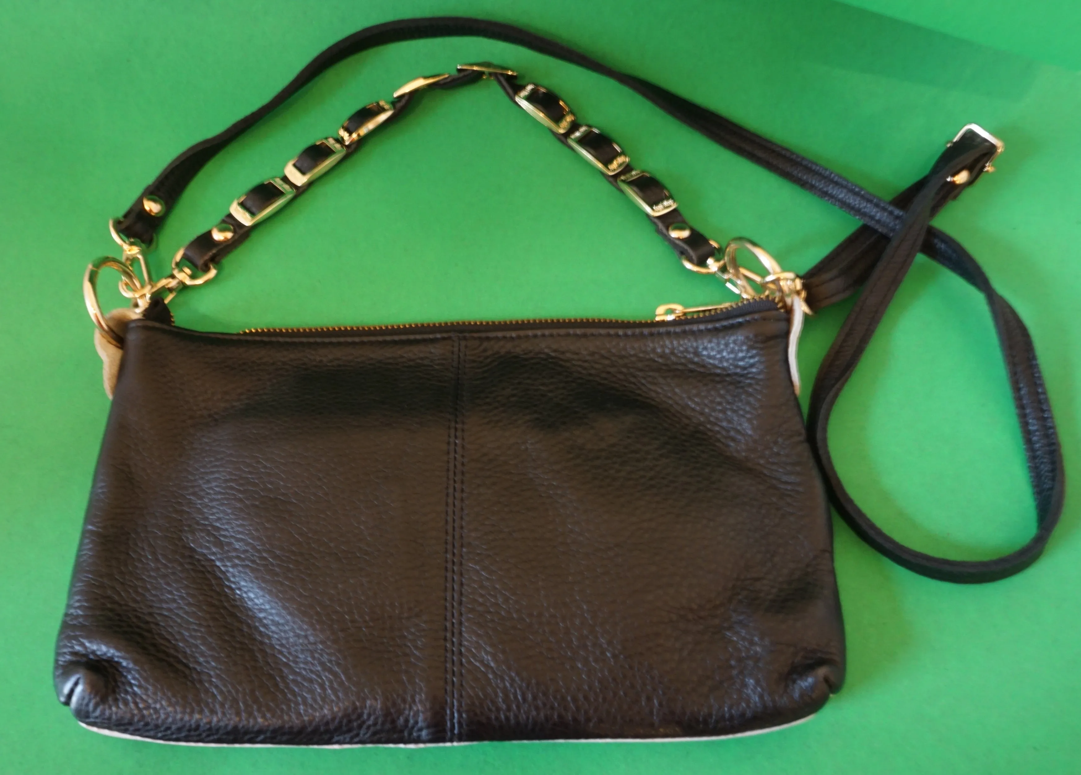 White Leather Satchel