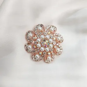 White Pearl Brooch