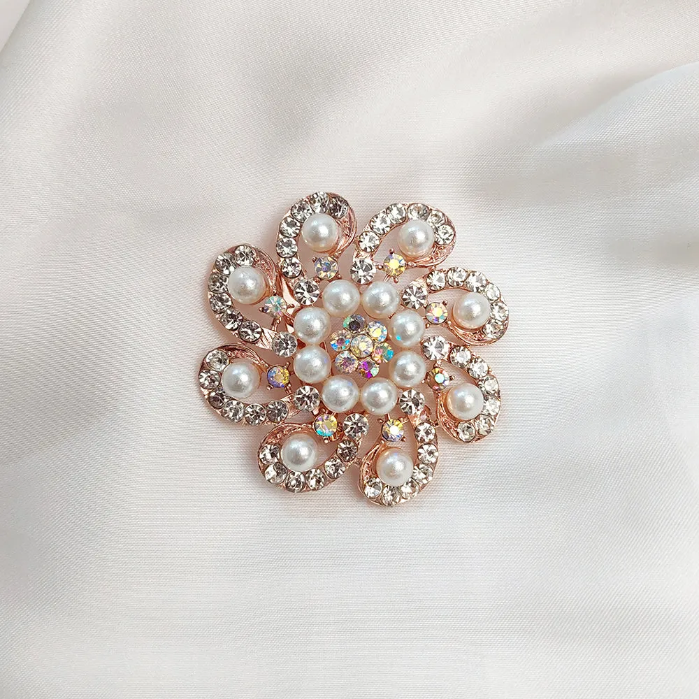 White Pearl Brooch