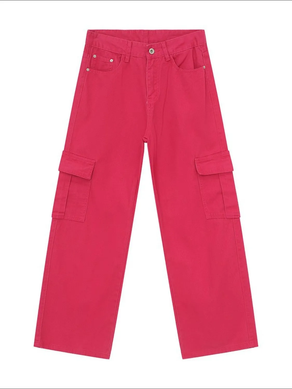 Wide Leg Cargo Jeans
