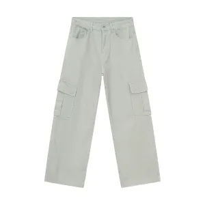Wide Leg Cargo Jeans