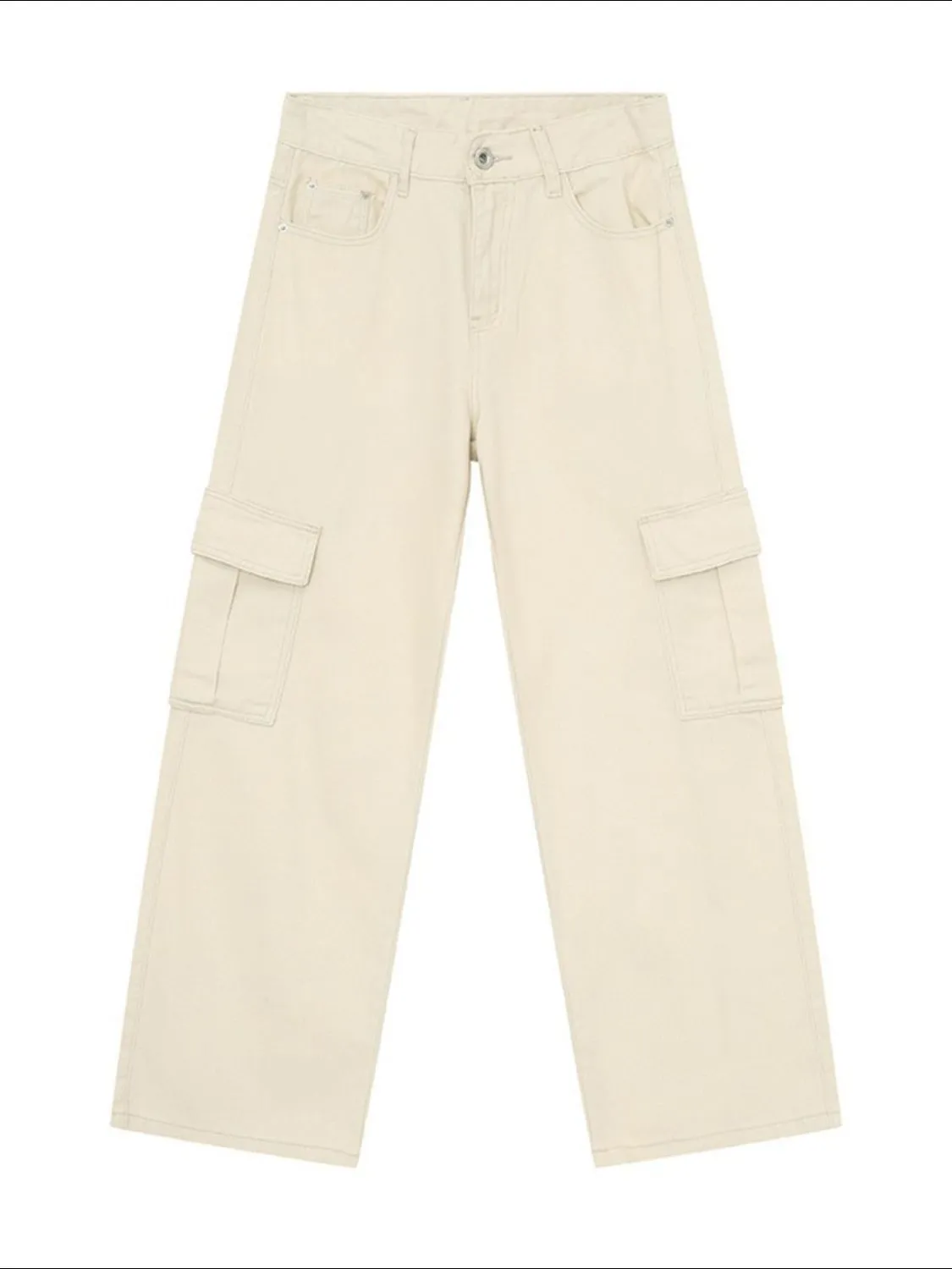Wide Leg Cargo Jeans
