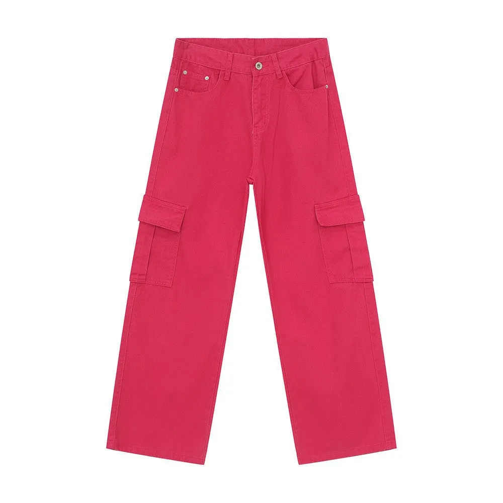 Wide Leg Cargo Jeans