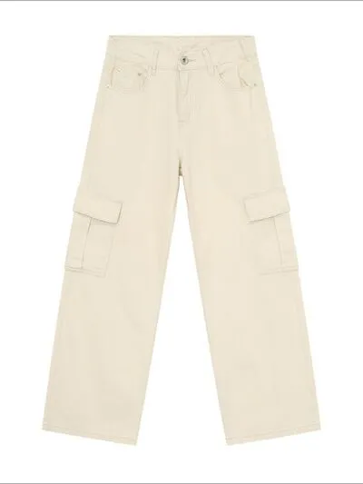 Wide Leg Cargo Jeans
