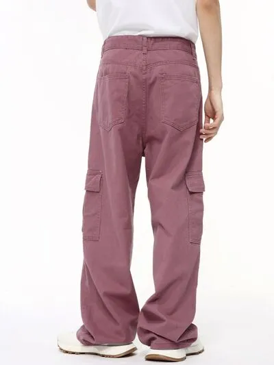 Wide Leg Cargo Jeans