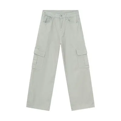 Wide Leg Cargo Jeans