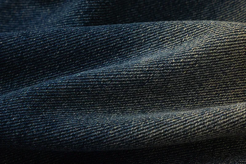 Wide-Leg Denim Jeans