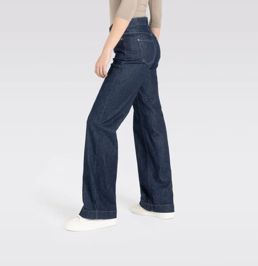 WIDE LEG JEANS - FASHION RINSED WASH