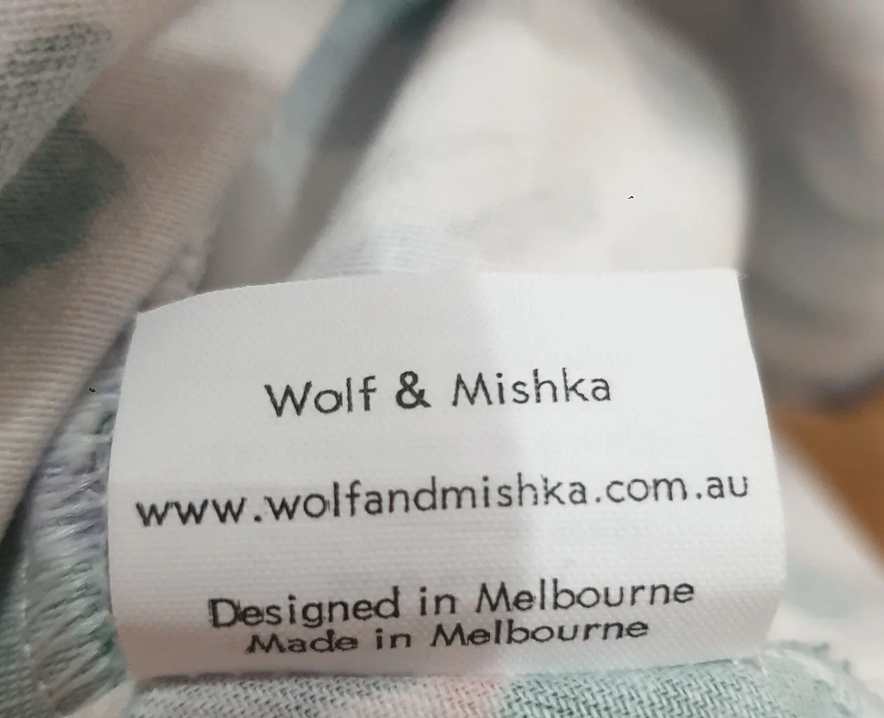 Wolf & Mishka unique print dress size L