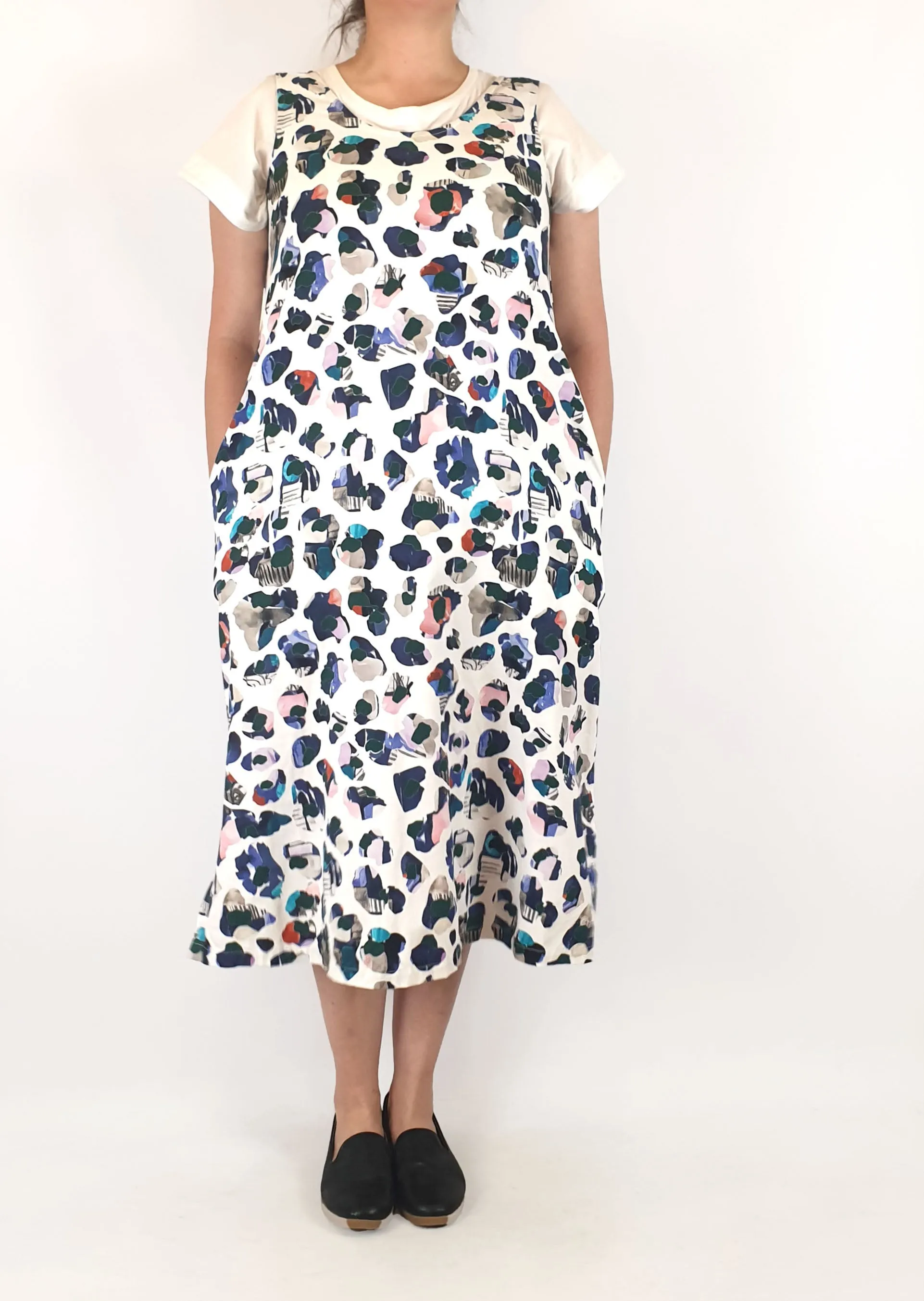 Wolf & Mishka unique print dress size L
