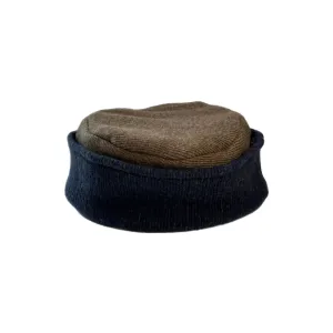 Women's Beige & Blue Hat - 27 | One Size