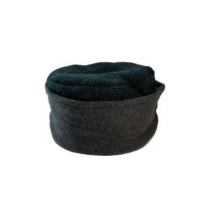 Women's Grey & greenish blue Hat - 25 | One Size